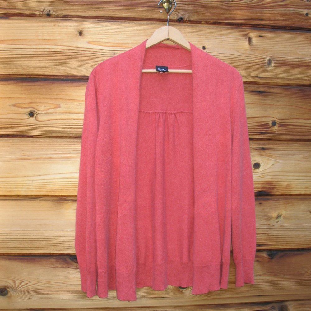 Eileen Fisher Silk Cashmere Cardigan Sweater
